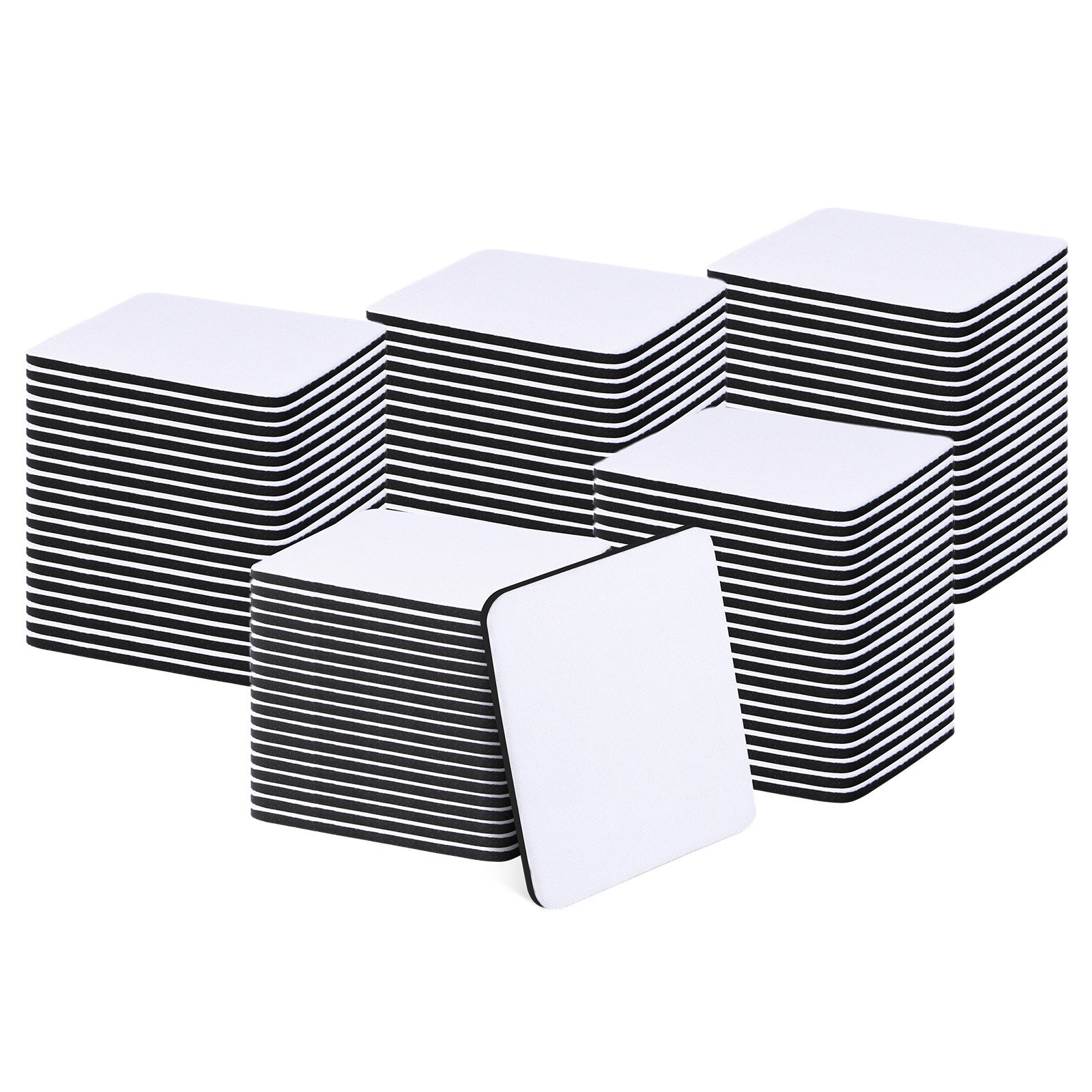 正方形の昇華コースター,熱プレス印刷,日曜大工,滑り止めカッ - Coaster Sublimation Blank のレビューと価格
