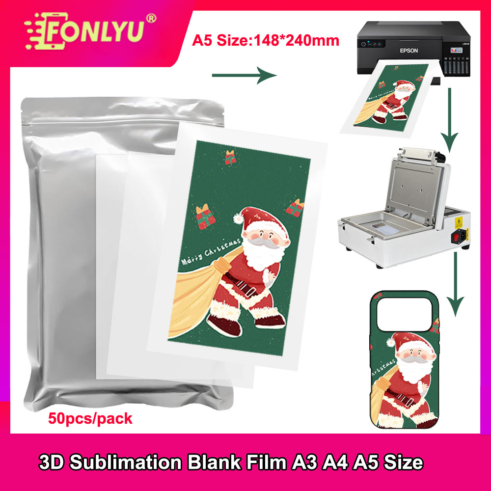 A5 A4 A3サイズ 3D昇華転写フィルム 熱転写用 白紙 - Phone Case Blank Print のレビューと価格