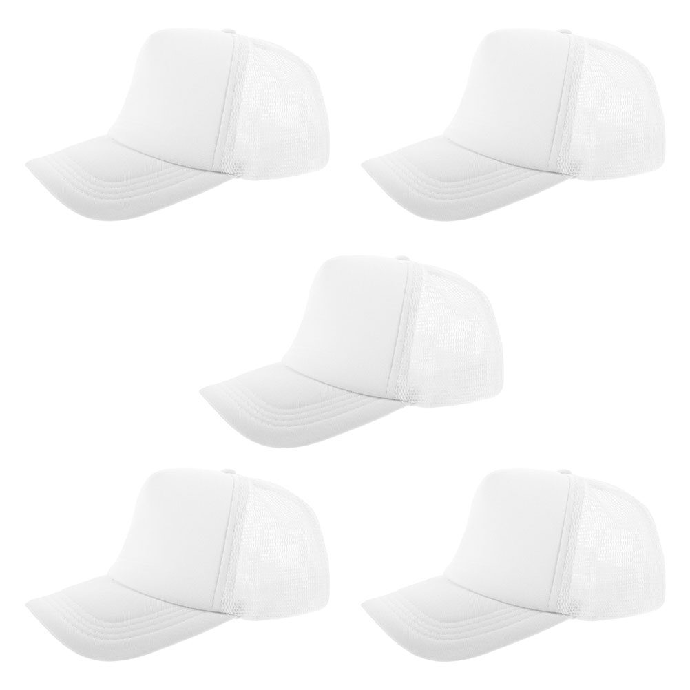 5個入り 無地メッシュ野球帽 DIY昇華プリント対応帽子 プ - Hat Sublimation Blank のレビューと価格